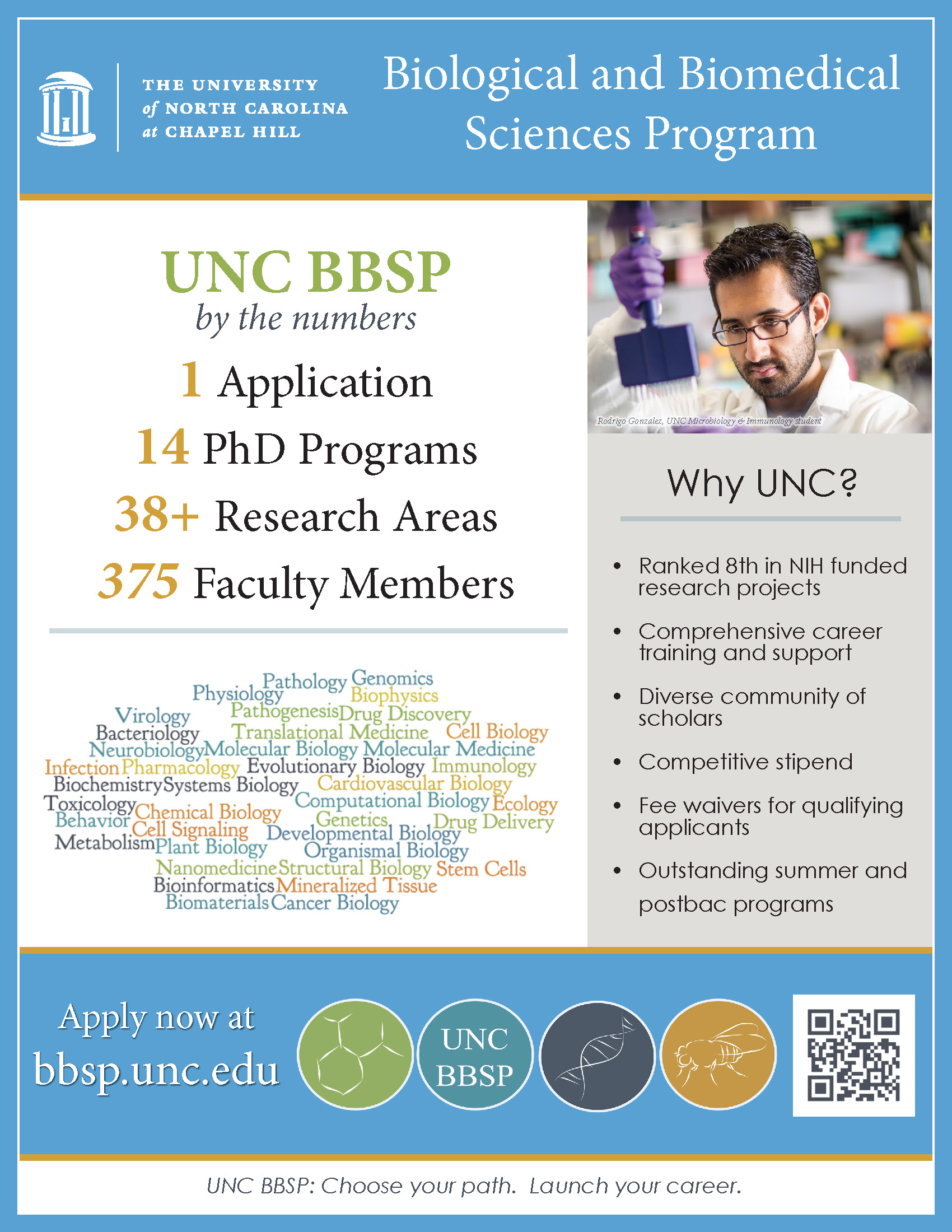 Biological & Biomedical Sciences Program (doctoral programs) flyer